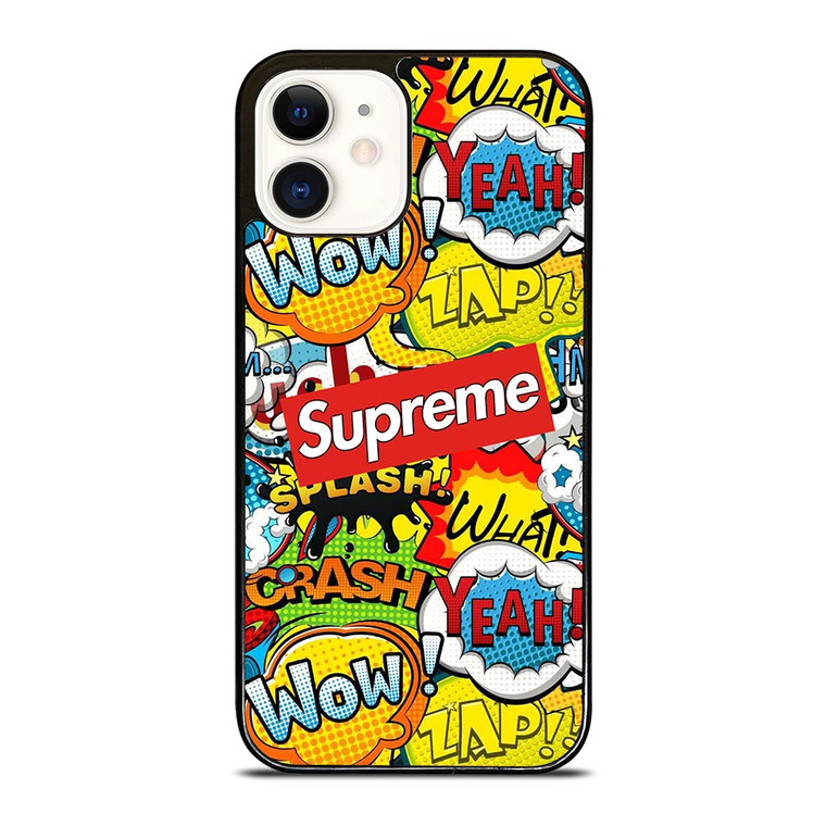 SUPREME CARTOON HALFTONE iPhone 12 Case