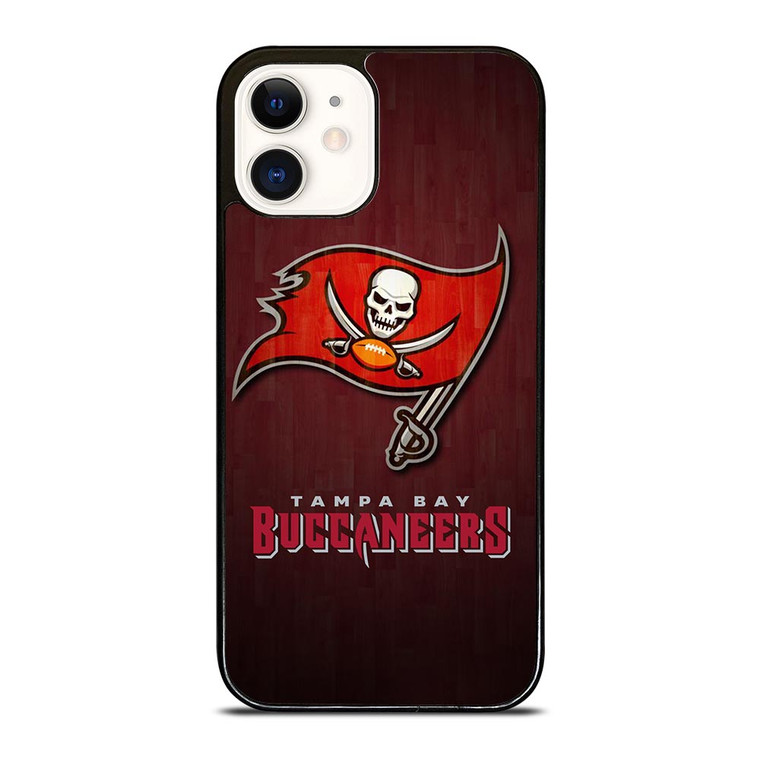 TAMPA BAY BUCCANEERS WOODEN LOGO iPhone 12 Case TAMPA BAY BUCCANEERS WOODEN LOGO iPhone 12 Case