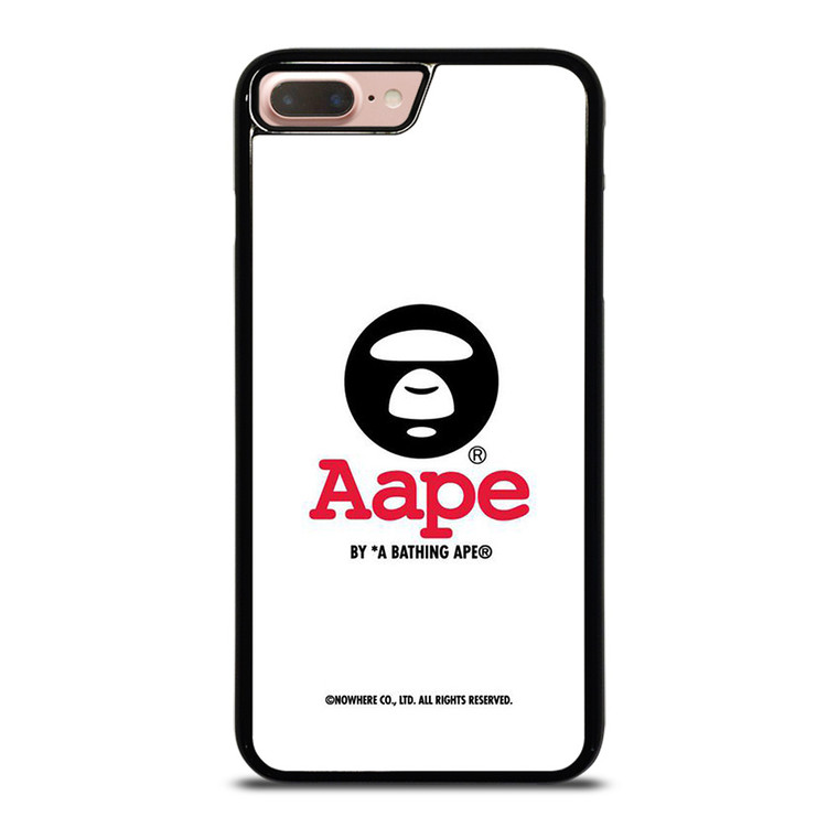 BAPE WHITE LOGO iPhone 8 Plus Case