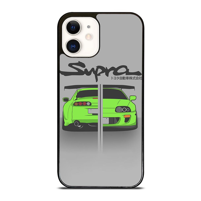 TOYOTA SUPRA CAR CLIPART iPhone 12 Case