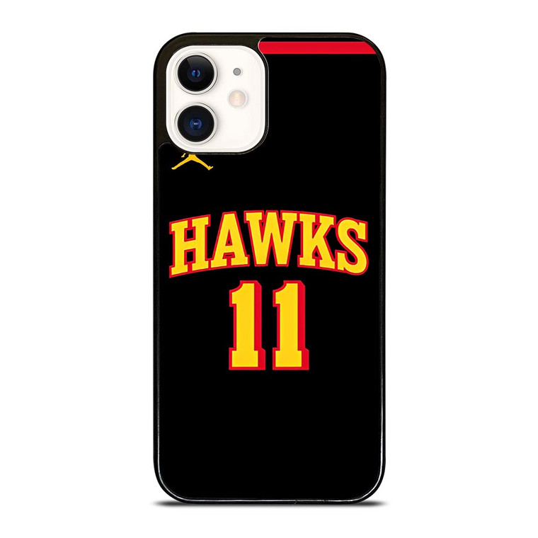TRAE YOUNG ATLANTA HAWKS BLACK iPhone 12 Case
