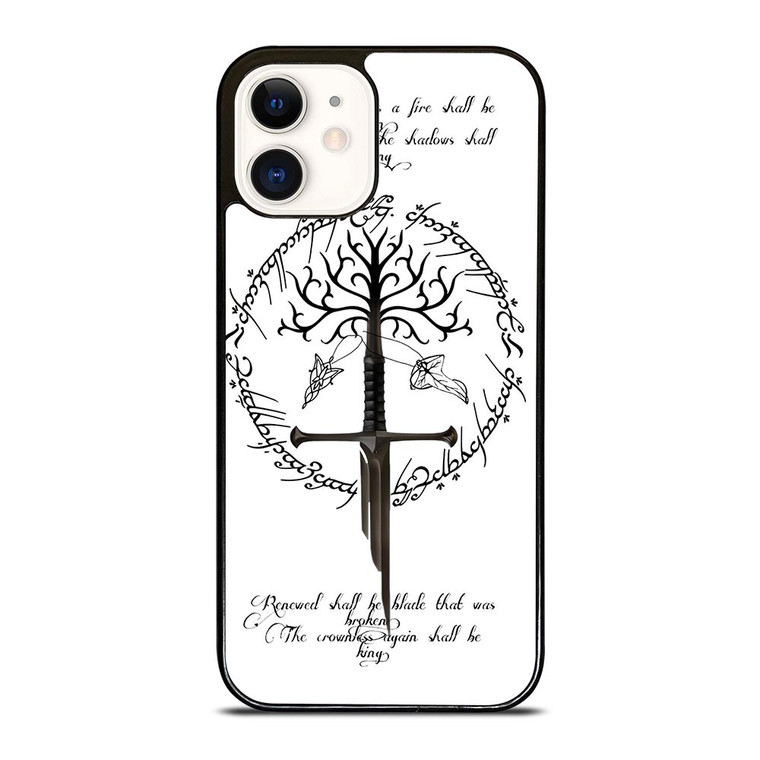 TREE LORD OF THE RING SWORD iPhone 12 Case