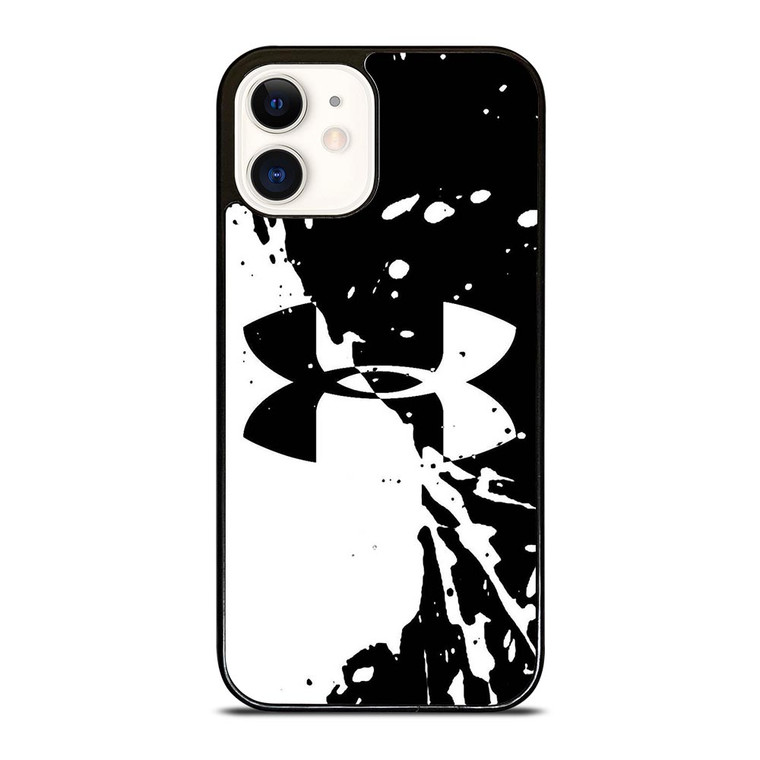 UNDER ARMOUR LOGO BLACK AND WHITE iPhone 12 Case