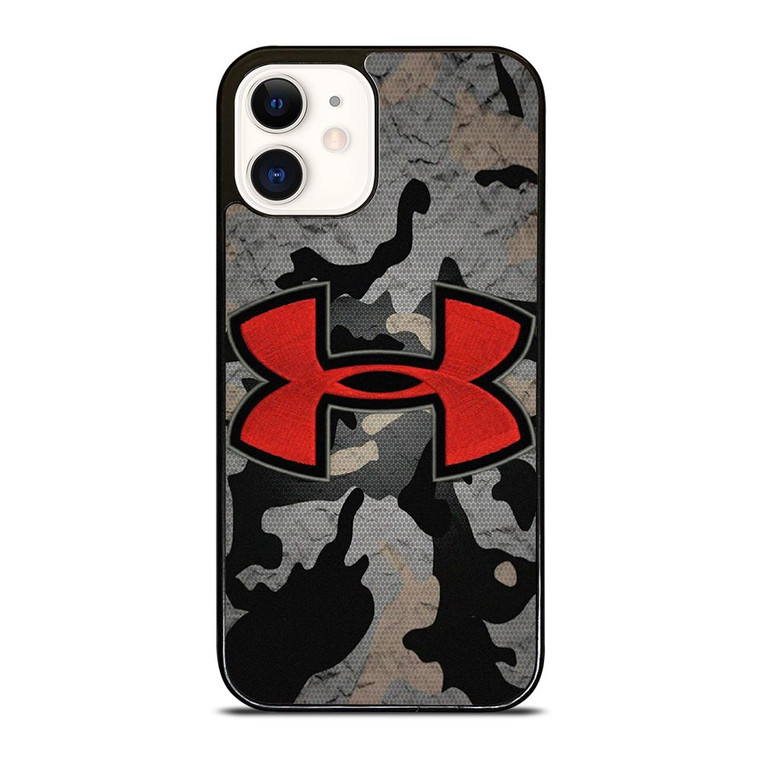 UNDER ARMOUR RED CAMO LOGO iPhone 12 Case