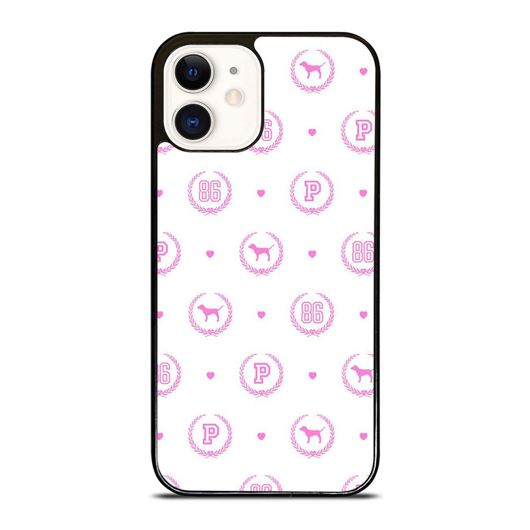 VICTORIA'S SECRET PINK LOVE DOG 86 iPhone 12 Case