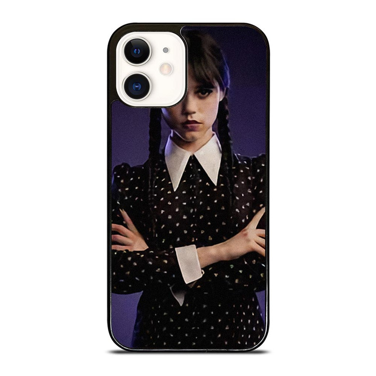 WEDNESDAY ADDAMS JENNA ORTEGA iPhone 12 Case