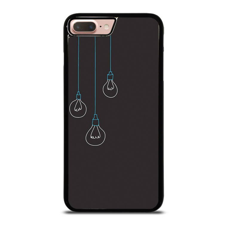 BLACK LIGHT BULBS MINIMALISTIC iPhone 8 Plus Case