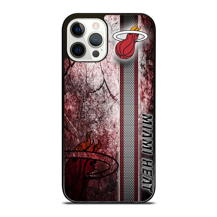 MIAMI HEAT GRUNGE LOGO iPhone 12 Pro Case