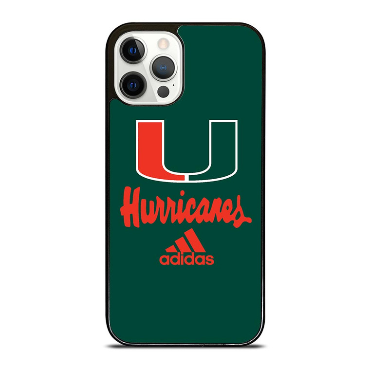 MIAMI HURRICANES GREEN LOGO iPhone 12 Pro Case