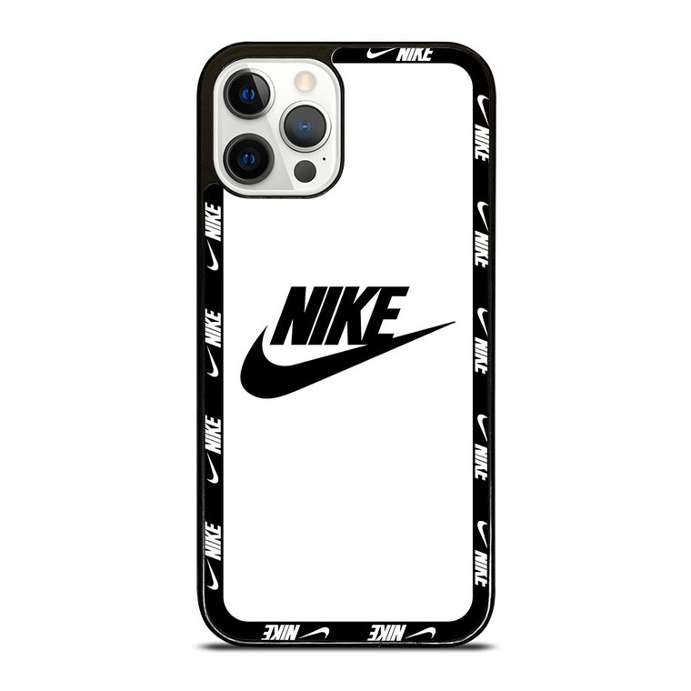 NIKE SWOOSH ROUND WHITE iPhone 12 Pro Case