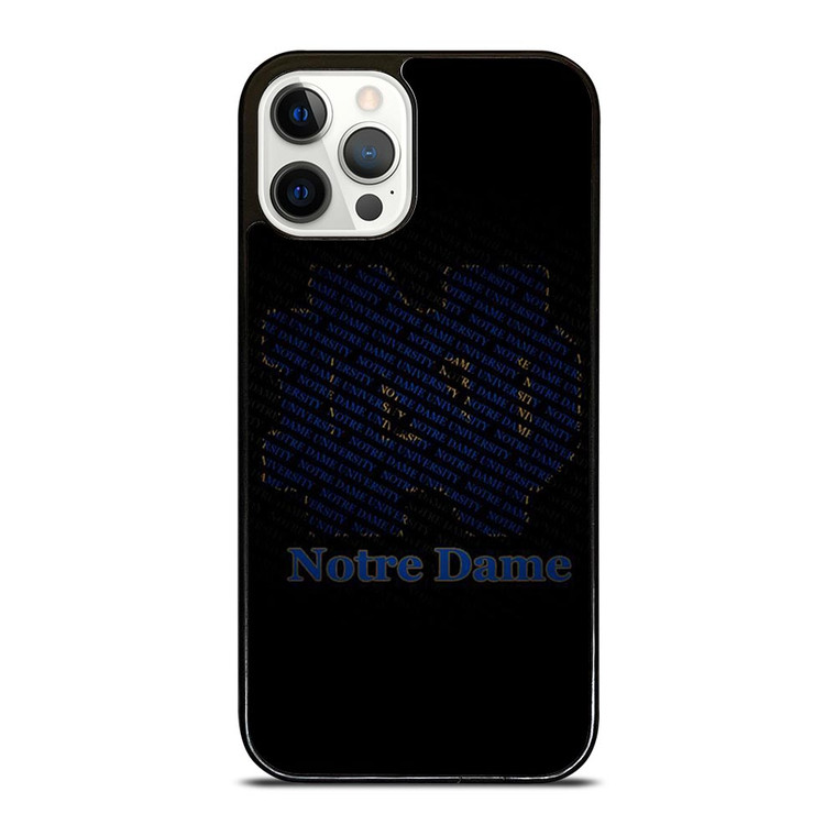 NOTRE DAME IRISH LOGO PATTERN iPhone 12 Pro Case
