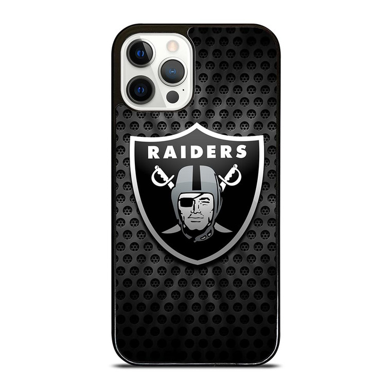 OAKLAND RAIDERS METAL LOGO iPhone 12 Pro Case