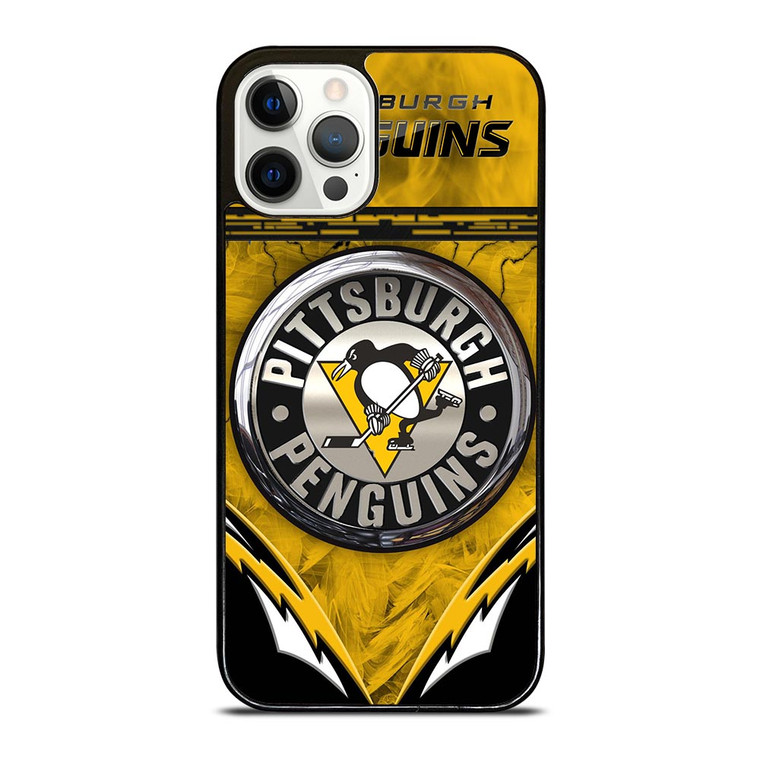 PITTSBURGH PENGUINS METAL NHL iPhone 12 Pro Case