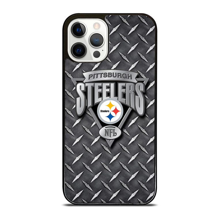 PITTSBURGH STEELERS METAL LOGO iPhone 12 Pro Case