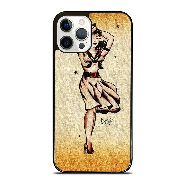 SAILOR JERRY TATTOO GIRL iPhone 12 Pro Case