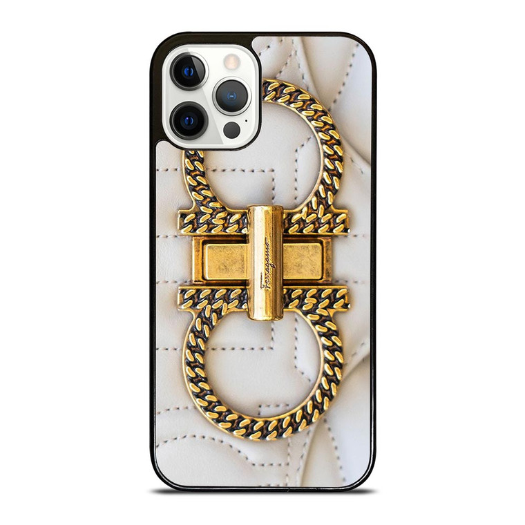 SALVATORE FERRAGAMO EMBLEM iPhone 12 Pro Case SALVATORE FERRAGAMO EMBLEM iPhone 12 Pro Case