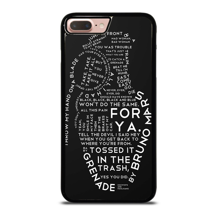 BRUNO MARS LYRICS iPhone 8 Plus Case