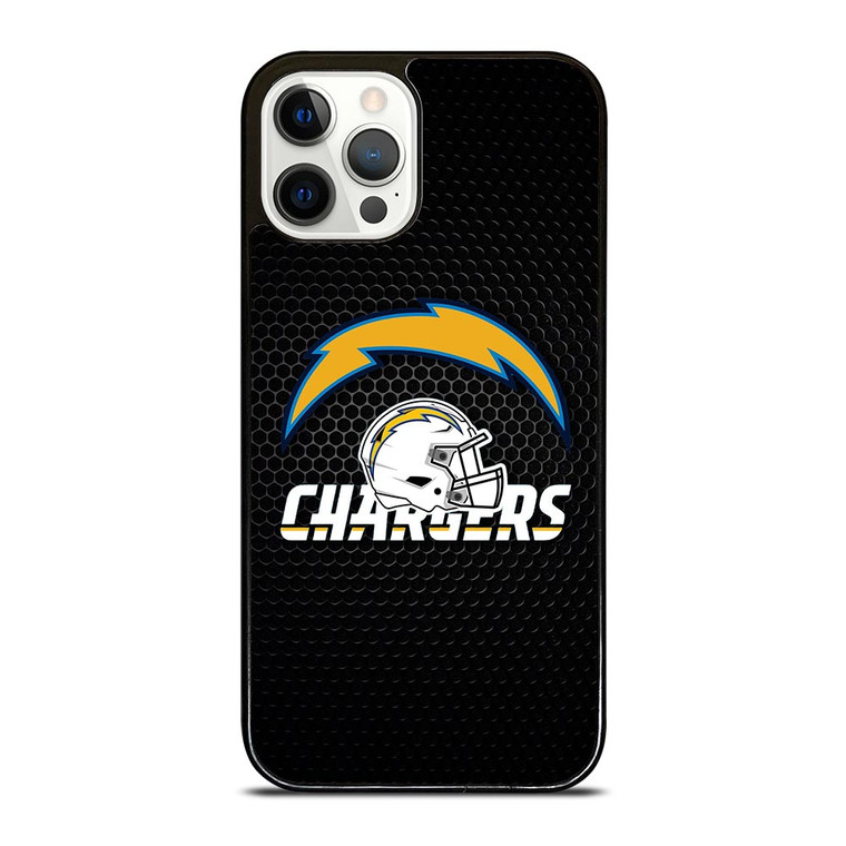 SAN DIEGO CHARGERS METAL LOGO iPhone 12 Pro Case SAN DIEGO CHARGERS METAL LOGO iPhone 12 Pro Case