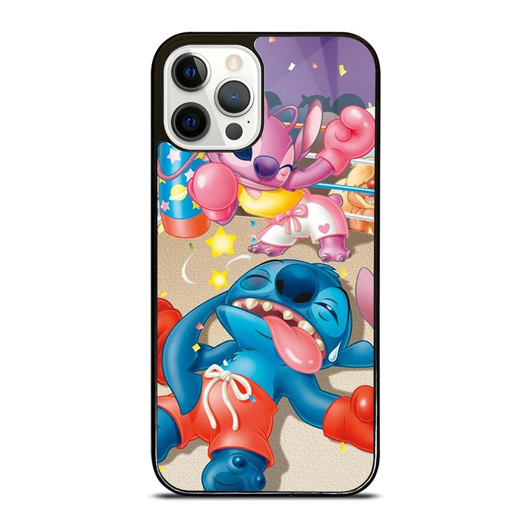 STITCH AND GIRLFRIEND BOXING iPhone 12 Pro Case