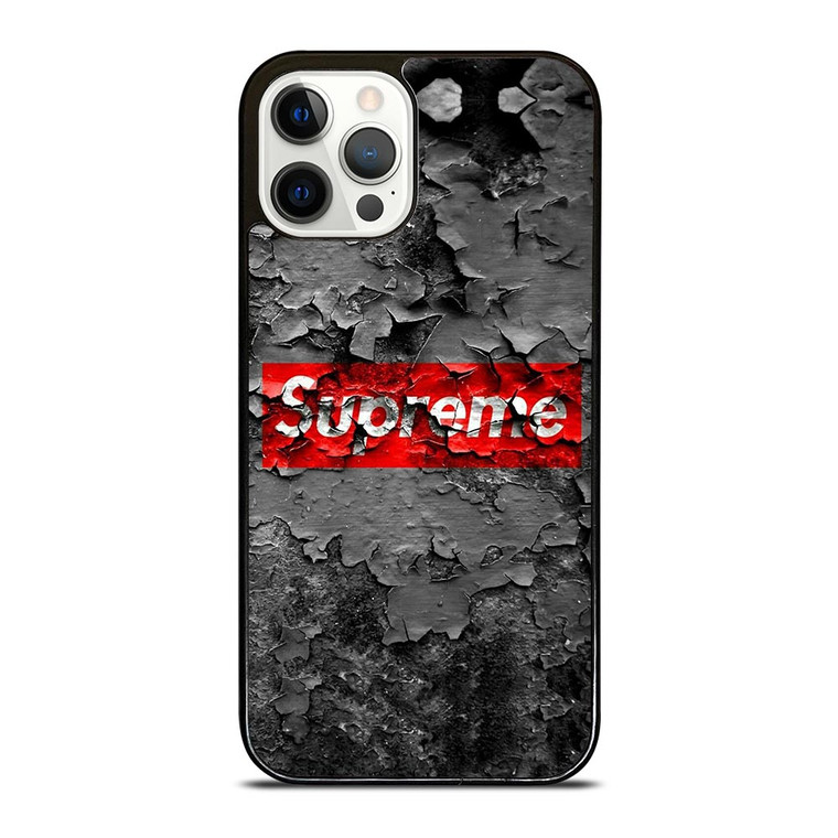 SUPREME CRACKED LOGO iPhone 12 Pro Case