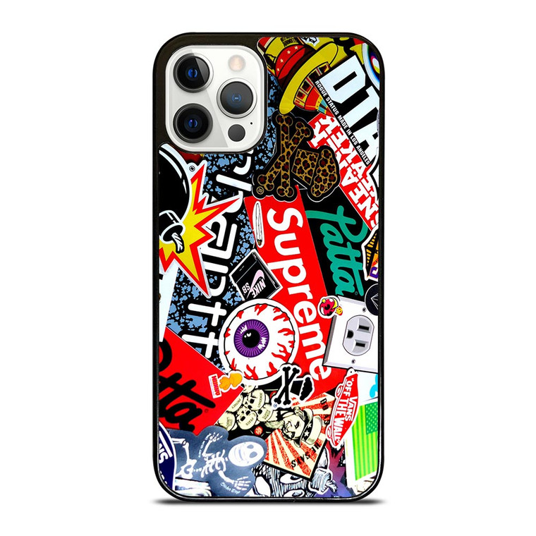SUPREME STICKER AND OTHER BRAND iPhone 12 Pro Case SUPREME STICKER AND OTHER BRAND iPhone 12 Pro Case