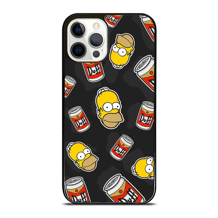 THE SIMPSONS HOMER DUFF BEER iPhone 12 Pro Case THE SIMPSONS HOMER DUFF BEER iPhone 12 Pro Case