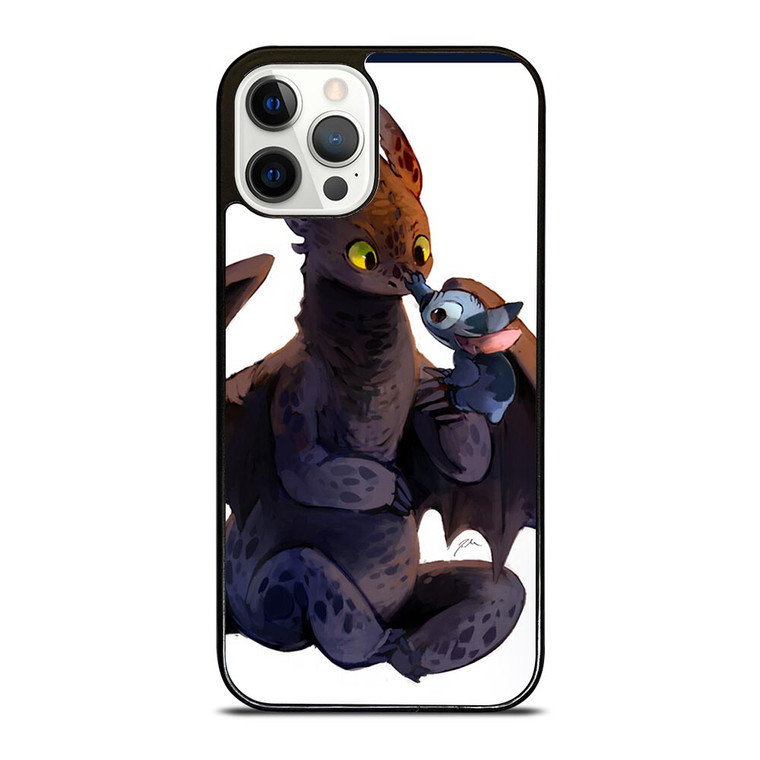 TOOTHLESS AND STITCH CARTOON 2 iPhone 12 Pro Case TOOTHLESS AND STITCH CARTOON 2 iPhone 12 Pro Case