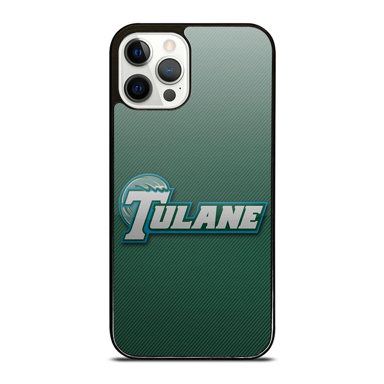 TULANE UNIVERSITY LOGO CARBON iPhone 12 Pro Case