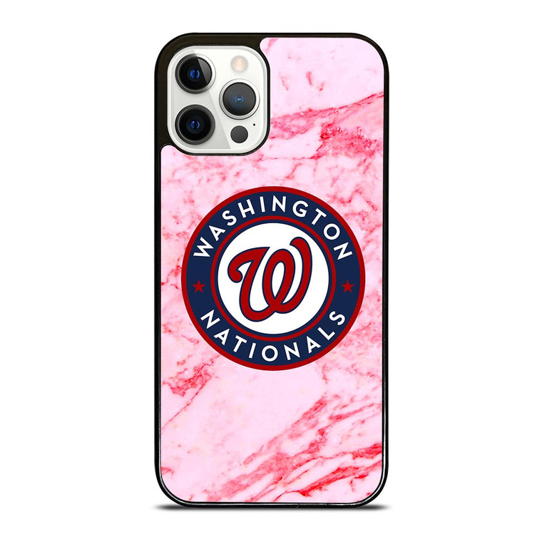 WASHINGTON NATIONALS PINK MARBLE iPhone 12 Pro Case