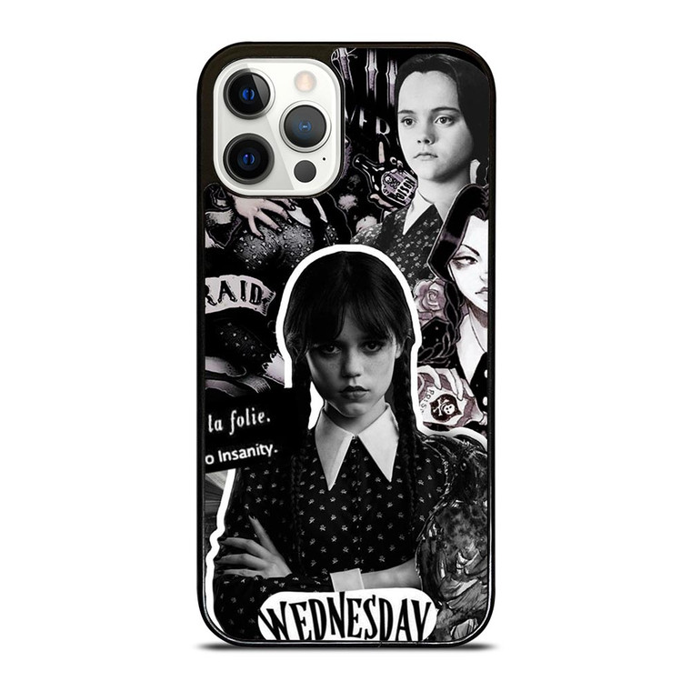 WEDNESDAY ADDAMS MOVIES COLLAGE iPhone 12 Pro Case