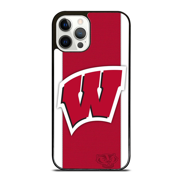 WISCONSIN BADGERS LOGO iPhone 12 Pro Case WISCONSIN BADGERS LOGO iPhone 12 Pro Case