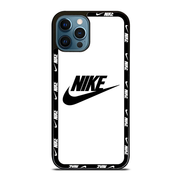 NIKE SWOOSH ROUND WHITE iPhone 12 Pro Max Case