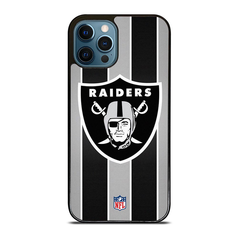 OAKLAND RAIDERS STRIPE LOGO iPhone 12 Pro Max Case