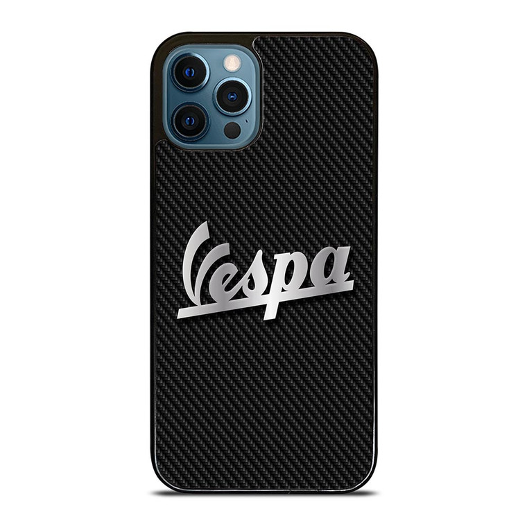 PIAGGIO VESPA METAL CARBON LOGO iPhone 12 Pro Max Case