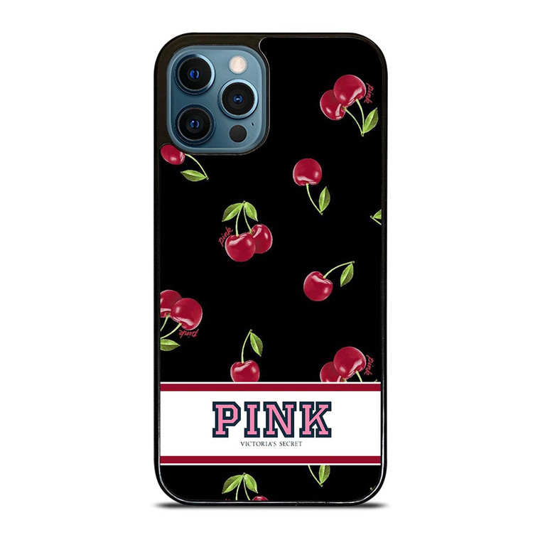 PINK VICTORIA'S SECRET CHERRY iPhone 12 Pro Max Case