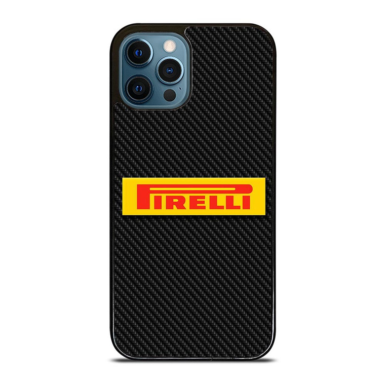 PIRELLI TIRE LOGO CARBOON iPhone 12 Pro Max Case