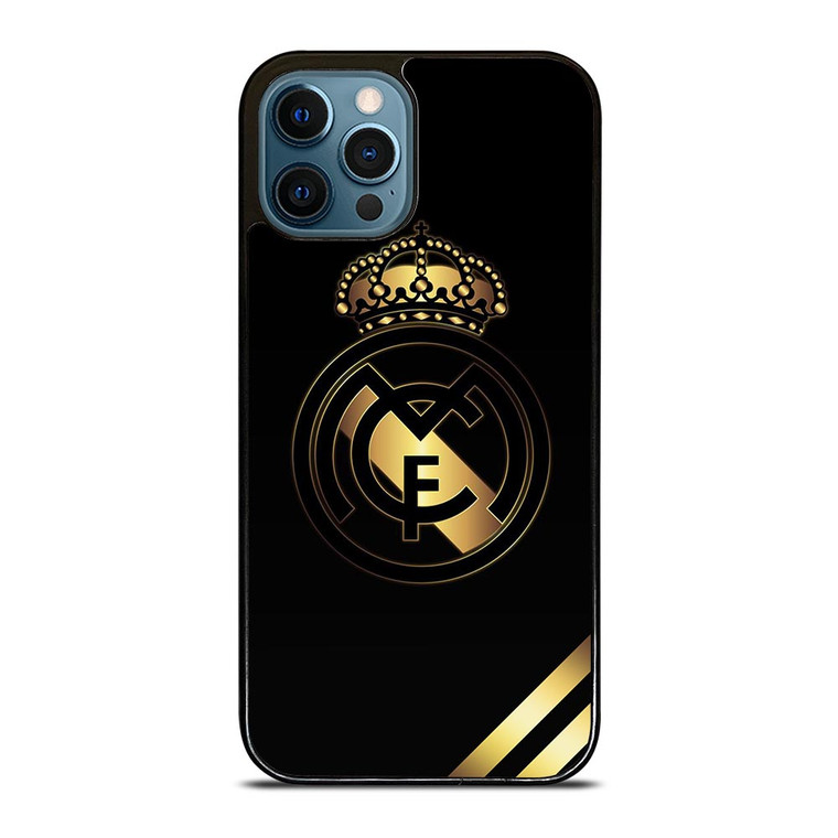REAL MADRID FC NEW GOLD LOGO iPhone 12 Pro Max Case REAL MADRID FC NEW GOLD LOGO iPhone 12 Pro Max Case