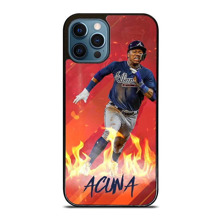RONALD ACUNA JR ATLANTA BRAVES BASEBALL MLB iPhone 12 Pro Max Case