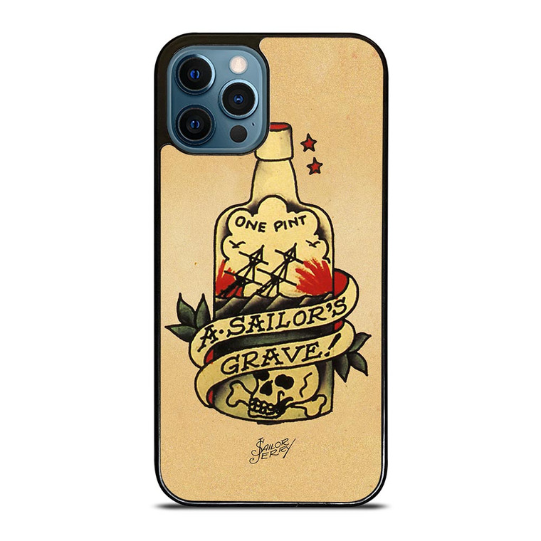 SAILOR JERRY GRAVE TATTOO iPhone 12 Pro Max Case SAILOR JERRY GRAVE TATTOO iPhone 12 Pro Max Case