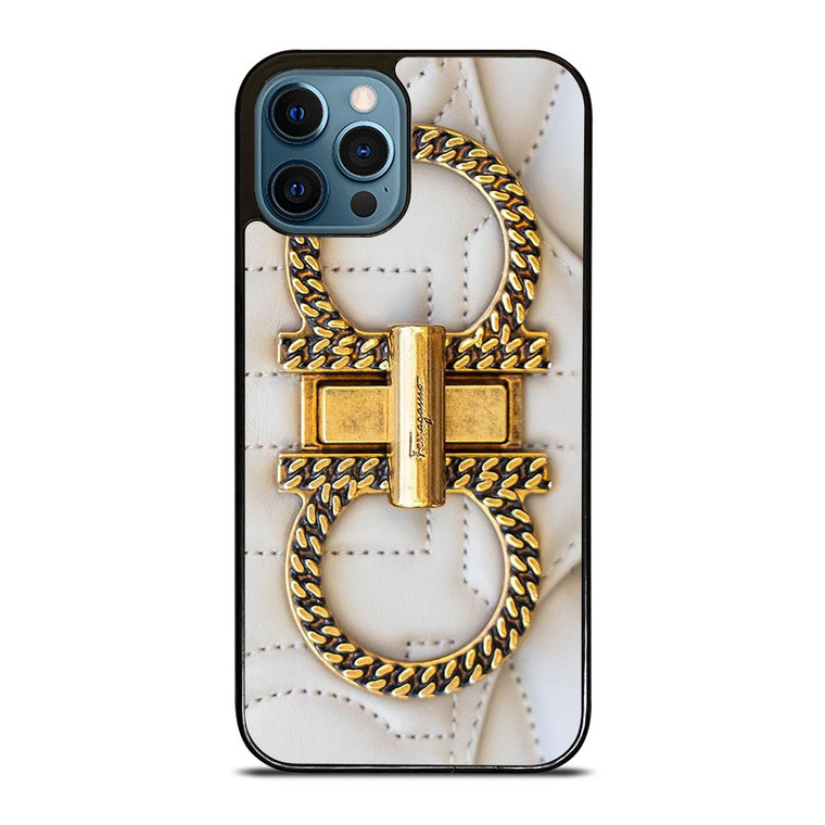 SALVATORE FERRAGAMO EMBLEM iPhone 12 Pro Max Case SALVATORE FERRAGAMO EMBLEM iPhone 12 Pro Max Case