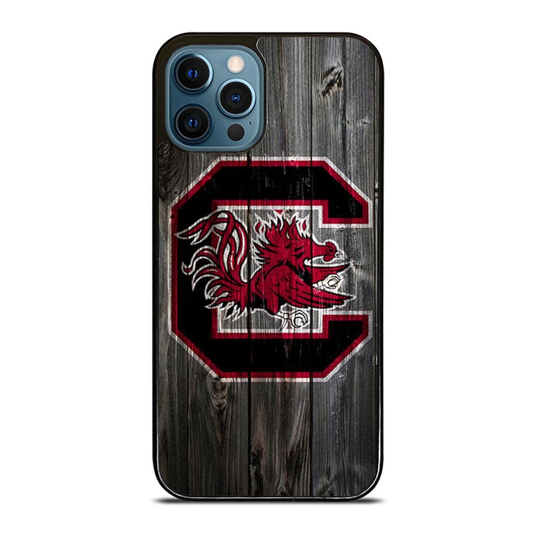 SOUTH CAROLINA GAMECOCKS WOODEN LOGO iPhone 12 Pro Max Case SOUTH CAROLINA GAMECOCKS WOODEN LOGO iPhone 12 Pro Max Case