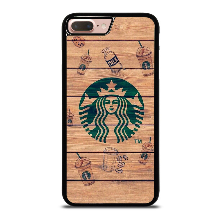 COFFEESHOP STARBUCK WOODEN LOGO iPhone 8 Plus Case