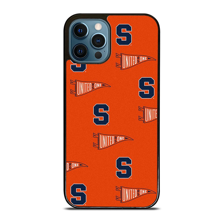 SYRACUSE ORANGE LOGO PATTERN iPhone 12 Pro Max Case
