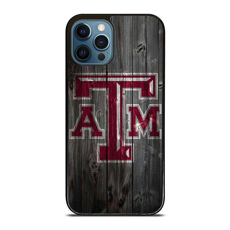 TEXAS AGGIES WOODEN LOGO iPhone 12 Pro Max Case