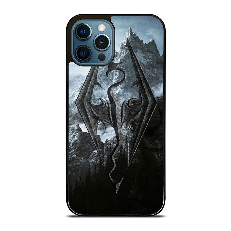 THE ELDER SCROLLS V SKYRIM LOGO iPhone 12 Pro Max Case