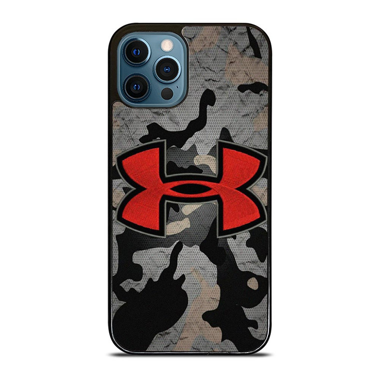 UNDER ARMOUR RED CAMO LOGO iPhone 12 Pro Max Case