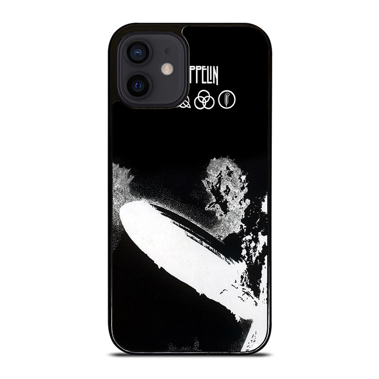 LED ZEPPELIN BLACK WHITE LOGO iPhone 12 Mini Case