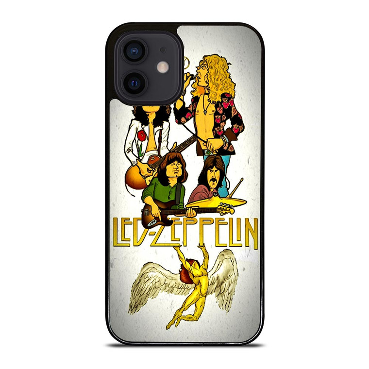 LED ZEPPELIN ROCK BAND ART iPhone 12 Mini Case