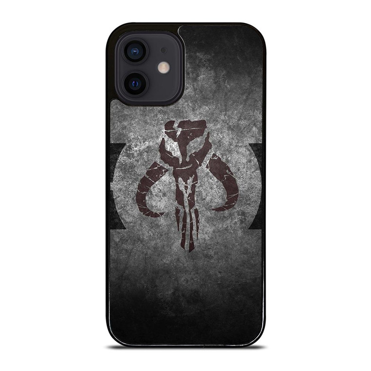 MANDALORIAN STAR WARS HEAD EMBLEM iPhone 12 Mini Case MANDALORIAN STAR WARS HEAD EMBLEM iPhone 12 Mini Case