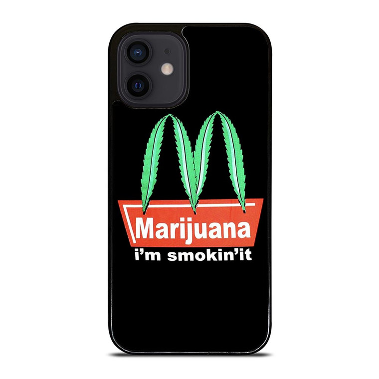 MARIJUANA X MCDONALD FUNNY iPhone 12 Mini Case